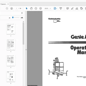 Genie AWP Operator's Manual 31257 - PDF DOWNLOAD