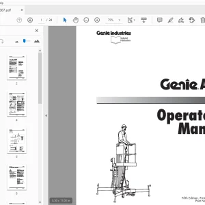 Genie AWP Operator's Manual 33887 - PDF DOWNLOAD