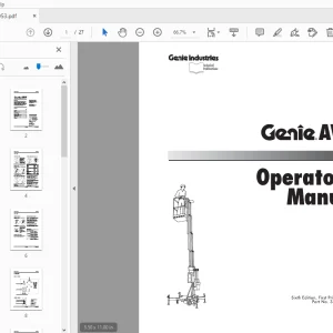 Genie AWP Operator's Manual 35053 - PDF DOWNLOAD