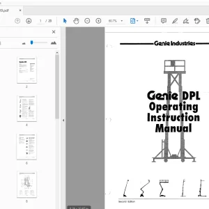 Genie DPL Operation Manual 28409 PDF