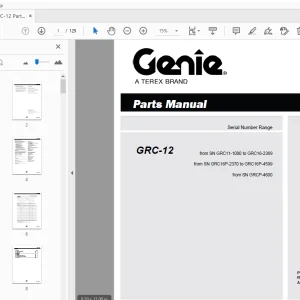 Genie GRC-12 Parts Manual 229241 - PDF DOWNLOAD
