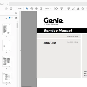 Genie GRC-12 Service Manual 115370 - PDF DOWNLOAD