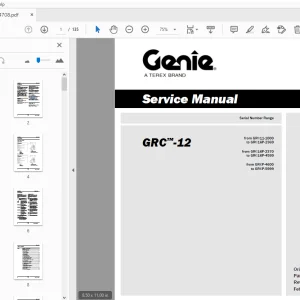 Genie GRC-12 Service Manual 1314708 - PDF DOWNLOAD