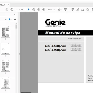 Genie GS -1530/32 GS -1930/32 Manual de serviço 228901PB - PDF DOWNLOAD
