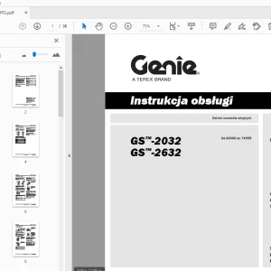Genie GS-2032 GS-2632 Instrukcja obsługi 97570PO - PDF DOWNLOAD