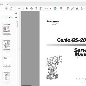 Genie GS-2032 Service Manual 46326 - PDF DOWNLOAD