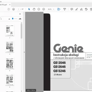 Genie GS-2046 GS-2646 GS-3246 CE Models Instrukcja obsługi - PDF DOWNLOAD