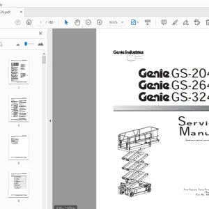 Genie GS-2046 GS-2646 GS-3246 Service Manual 48339 - PDF DOWNLOAD