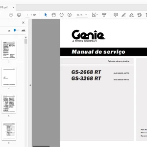 Genie GS-2668 RT GS-3268 RT Manual de Servico 112657PB - PDF DOWNLOAD