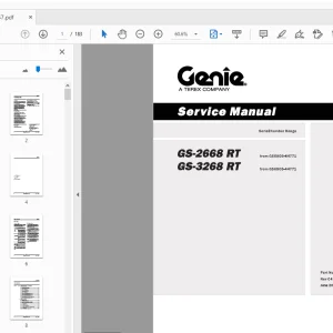 Genie GS-2668 RT GS-3268 RT Service Manual 112657 - PDF DOWNLOAD