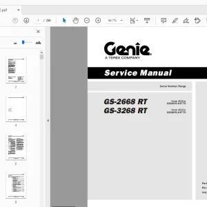 Genie GS-2668 RT GS-3268 RT Service Manual 52302 - PDF DOWNLOAD