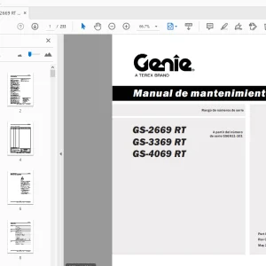Genie GS-2669 RT GS-3369 RT GS-4069 RT Manual de mantenimiento - PDF