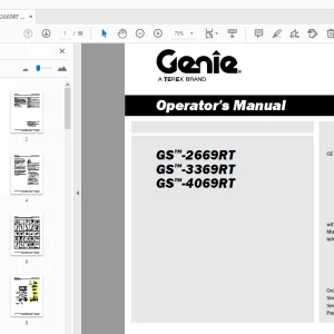 Genie GS-2669RT GS-3369RT GS-4069RT Operator's Manual - PDF