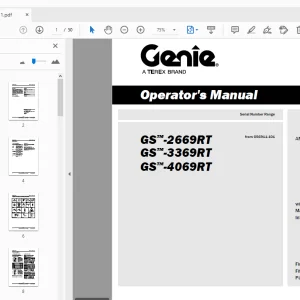 Genie GS-2669RT GS-3369RT GS-4069RT Operator's Manual 229831 - PDF