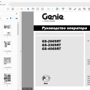 Genie GS-2669RT GS-3369RT GS-4069RT Руководство оператора 230495ru - PDF
