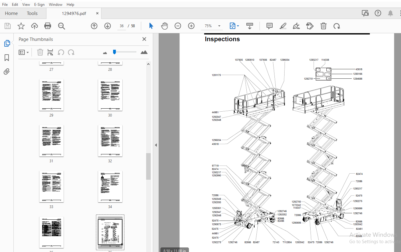 Genie GS-4655 Operator's Manual 1294976 - PDF DOWNLOAD - HeyDownloads ...