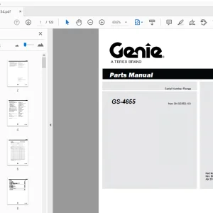 Genie GS-4655 Parts Manual 1292754 - PDF DOWNLOAD