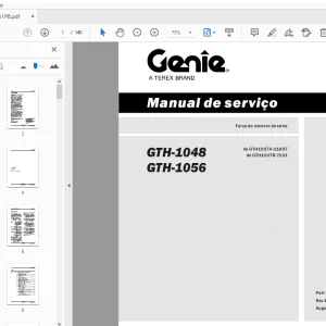 Genie GTH-1048 GTH-1056 Manual de Servico 123701PB - PDF DOWNLOAD