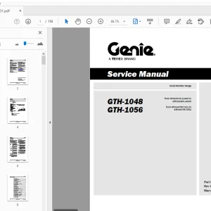 Genie GTH-1048 GTH-1056 Service Manual 123701 - PDF DOWNLOAD