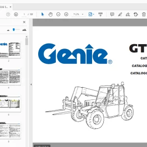 Genie GTH-2306 Spare Parts Manual 57.0402.7000 - PDF DOWNLOAD