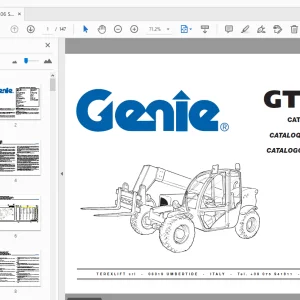 Genie GTH-2506 Spare Parts Manual 57.0404.0000 - PDF DOWNLOAD