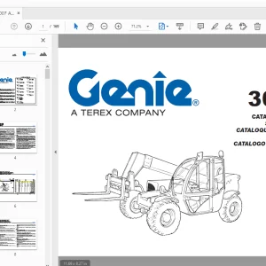 Genie GTH-3007 AU Spare Parts Manual 645007 - PDF DOWNLOAD