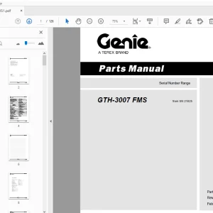 Genie GTH-3007 FMS Parts Manual 645051 - PDF DOWNLOAD