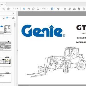 Genie GTH-3013 Spare Parts Manual 57.0402.6000 - PDF DOWNLOAD