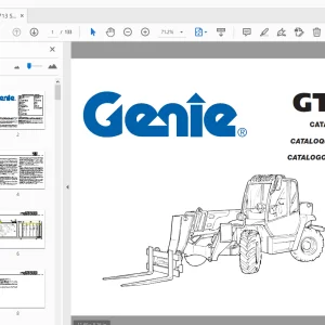 Genie GTH-3713 Spare Parts Manual 57.0403.6000 - PDF DOWNLOAD