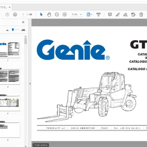 Genie GTH-3713 Spare Parts Manual 57.0404.6000 - PDF DOWNLOAD