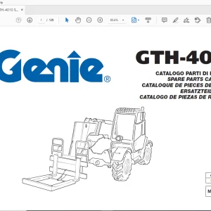 Genie GTH-4010 Spare Parts Manual 57.0403.0000 - PDF DOWNLOAD