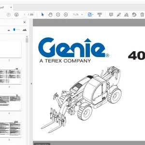 Genie GTH-4013 AU Spare Parts Manual 645026 - PDF DOWNLOAD