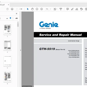 Genie GTH-5519 (Deutz Tier 4i) Service & Repair Manual 1272852 - PDF