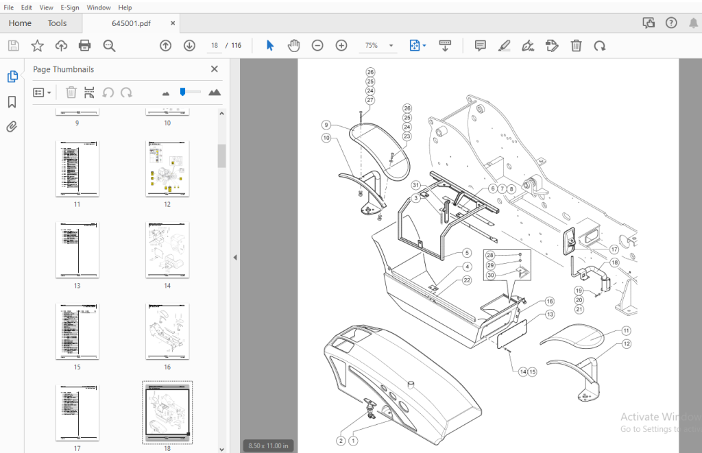 Genie Gth 5519 Parts Manual 645001 Pdf Download Heydownloads Manual Downloads