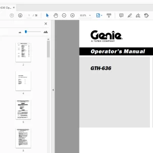 Genie GTH-636 Operator's Manual 114104 - PDF DOWNLOAD