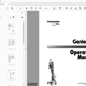 Genie IWP Operator's Manual 33425 - PDF DOWNLOAD