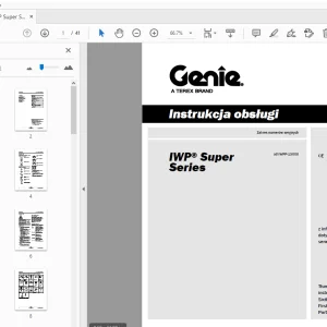 Genie IWP Super Series Instrukcja obslugi 1298037PO - PDF DOWNLOAD