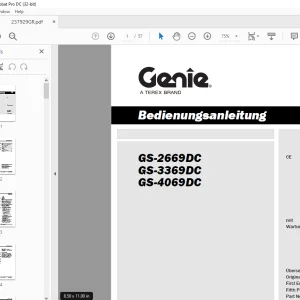 Genie Lift GS-2669DC GS-3369DC GS-4069DC Bedienungsanleitung 237929
