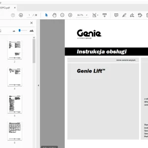 Genie Lift Instrukcja obsługi 1314200PO - PDF DOWNLOAD