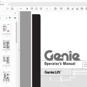 Genie Lift Operator's Manual 35566 - PDF DOWNLOAD