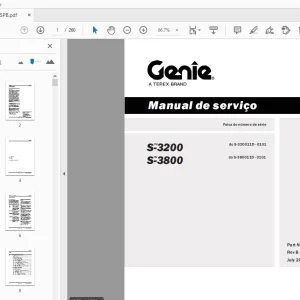 Genie S-3200 S-3800 Manual de serviço 226055PB - PDF DOWNLOAD