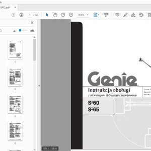 Genie lift GS-2668 RT GS-3268 RT Manuale dell`Operatore 1000190