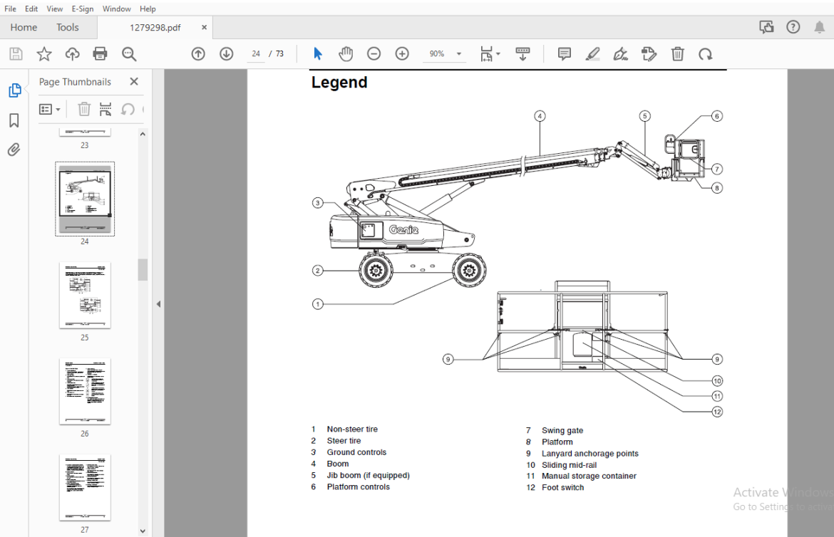 Genie S-80 XC S-85 XC Operator's Manual (Supplement) 1279298 - PDF ...