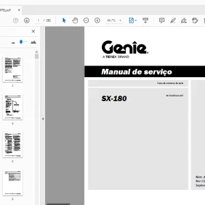 Genie SX-180 Manual de serviço 218229PB - PDF DOWNLOAD