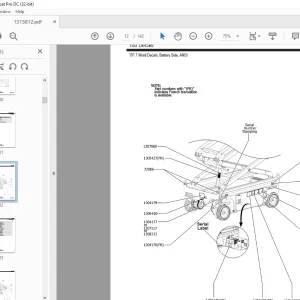 Genie Scissors Lift GS-1932m GS-1432m Parts Manual 1315812GT