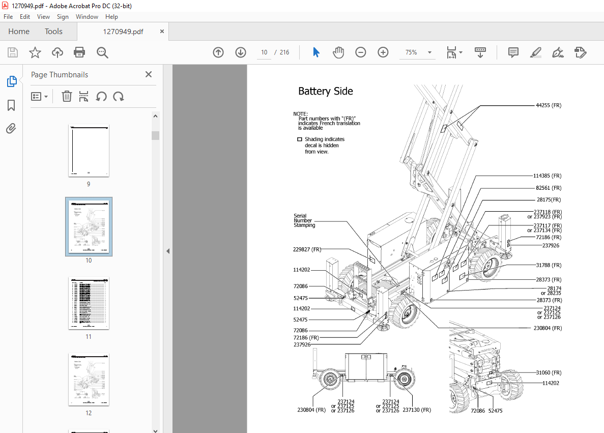 Genie Scissors Lift GS-2669DC GS-3369DC GS-4069DC Parts Manual ...