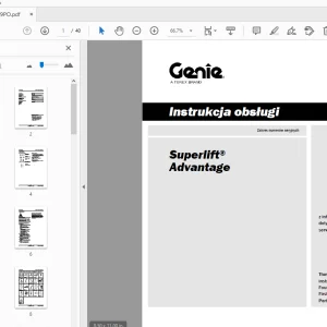 Genie Superlift Advantage Instrukcja obsługi 1314199PO - PDF DOWNLOAD