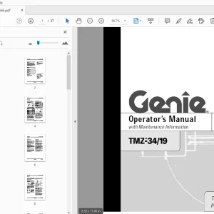 Genie TMZ-34/19 Operator's Manual 97866 - PDF DOWNLOAD