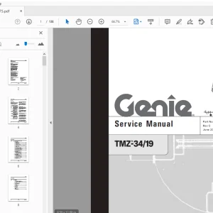 Genie TMZ-34/19 Service Manual 52075 - PDF DOWNLOAD