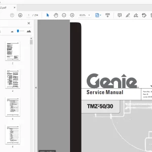 Genie TMZ-50/30 Service Manual 65162 - PDF DOWNLOAD
